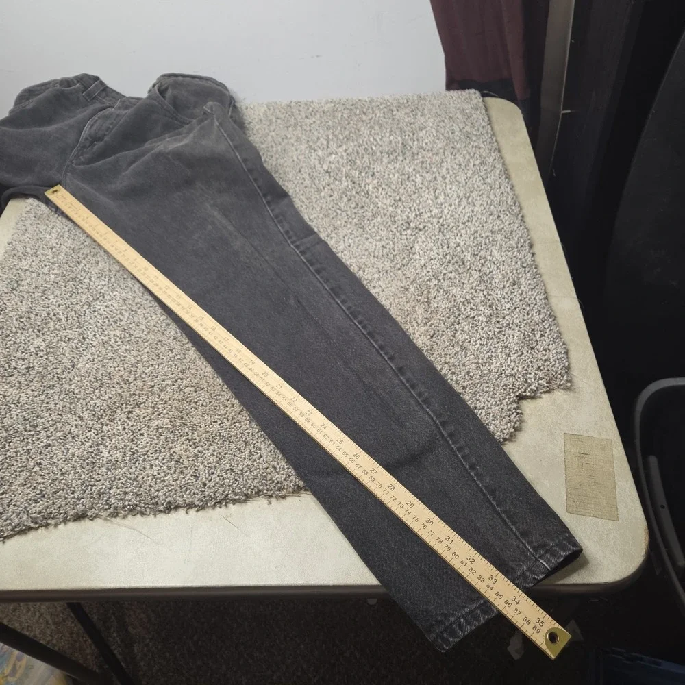 Vintage Levis 550 Mens 33x34 Black Relaxed Fit Tapered Leg Jeans Made in USA 90s